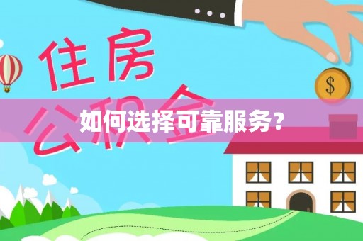 南江如何选择可靠服务？