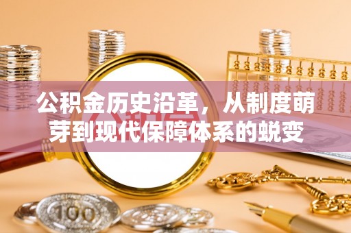 南江公积金历史沿革，从制度萌芽到现代保障体系的蜕变