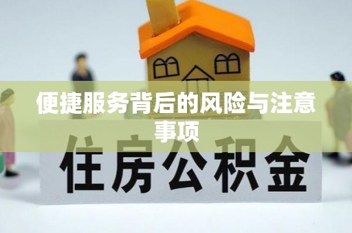 南江便捷服务背后的风险与注意事项